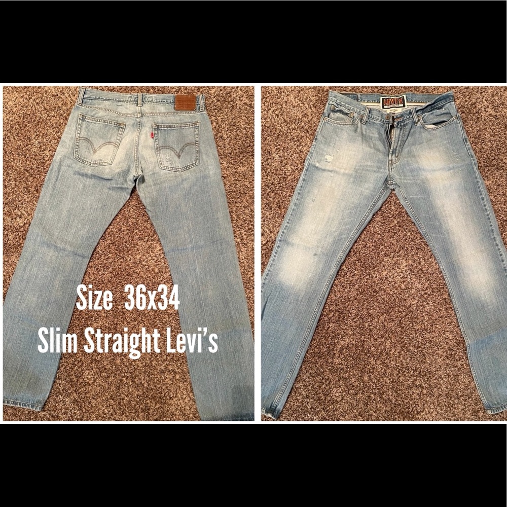 Men’s Levi Jeans. Size 36x34.
